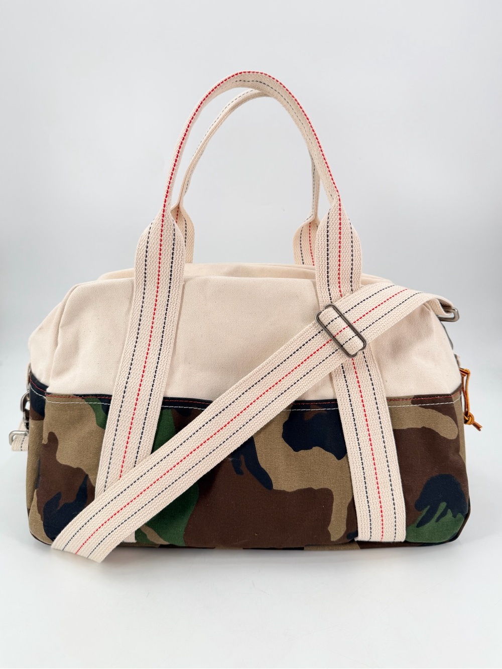 L.L. LL BEAN Camo Weekender Canvas Travel Bag Boat Tote